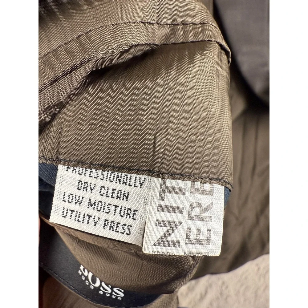 Hugo Boss Virgin Wool Blazer Sport Coat Business Casual Gray 46R (see‎ all pics)